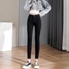 Spring and Autumn New Elastic Simple Skinny Small Foot Jeans Women's High Slim Korean Edition Pencil Jeans