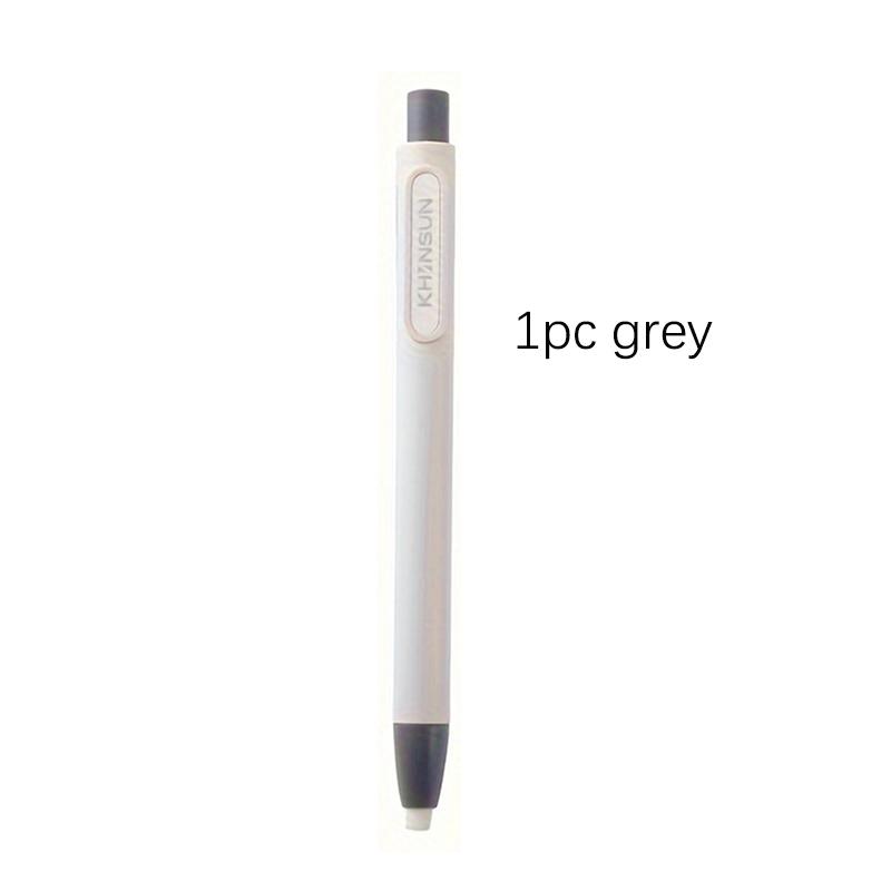 Creative Pen Shape Press Type Pencil Eraser Replaceable Core Sketching Painting Writing Erase Supplies Japanese Stationery