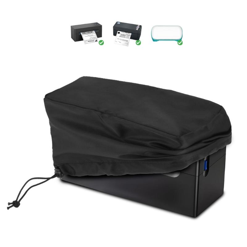 Nylon Protective Cover for Desktop Label Printers with Adjustable Drawstring and Universal Compatibility