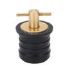 Brass Material T Handle Drain Plug Rust Resistance Brass Drain Plug  Watercraft Maintenance