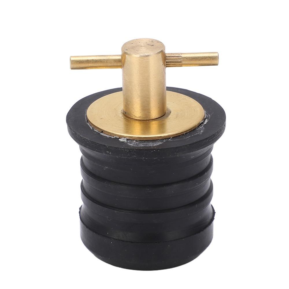Brass Material T Handle Drain Plug Rust Resistance Brass Drain Plug Watercraft Maintenance