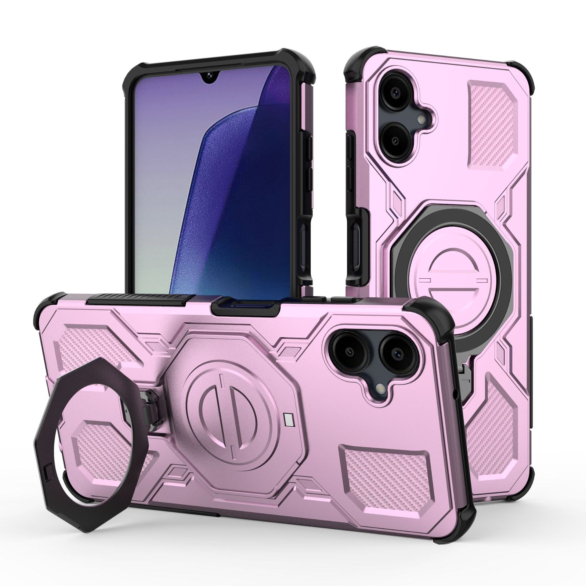 

Samsung Galaxy A06 4G Magnetic Case 360° RotatablMilitary-Grade Dropproof Phone Cover for Samsung Galaxy A06 4G фіолетовий
