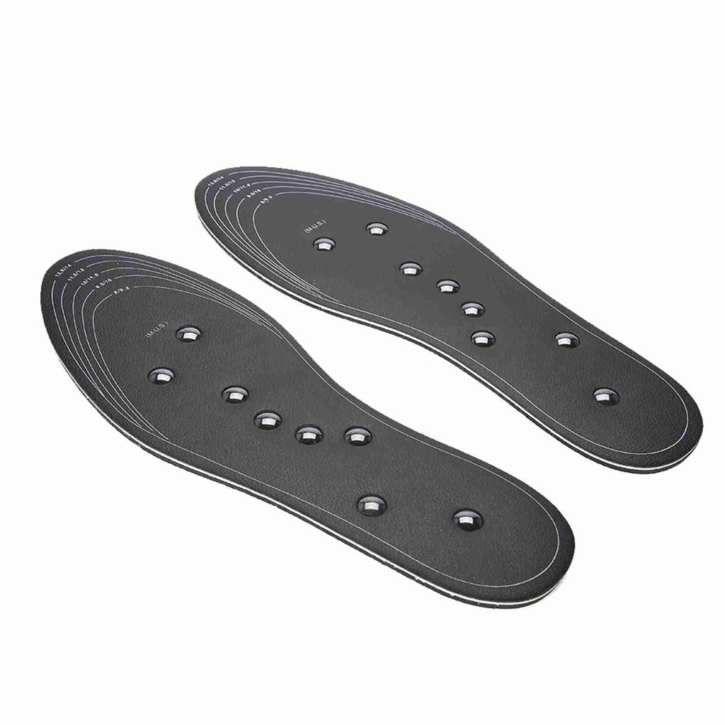 Unisex Breathable Insoles Comfortable Shock Absorbing Foot Pads 1 Pair L (Size 4146)