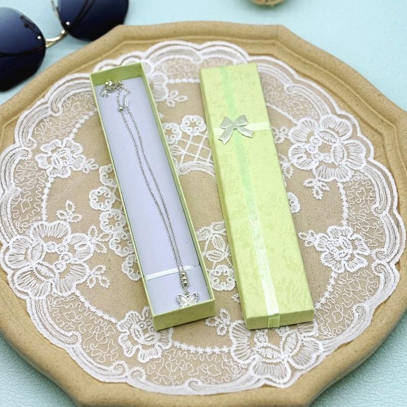 Gift Box Paperboard Box Long Box Necklace Box Jewelry Box