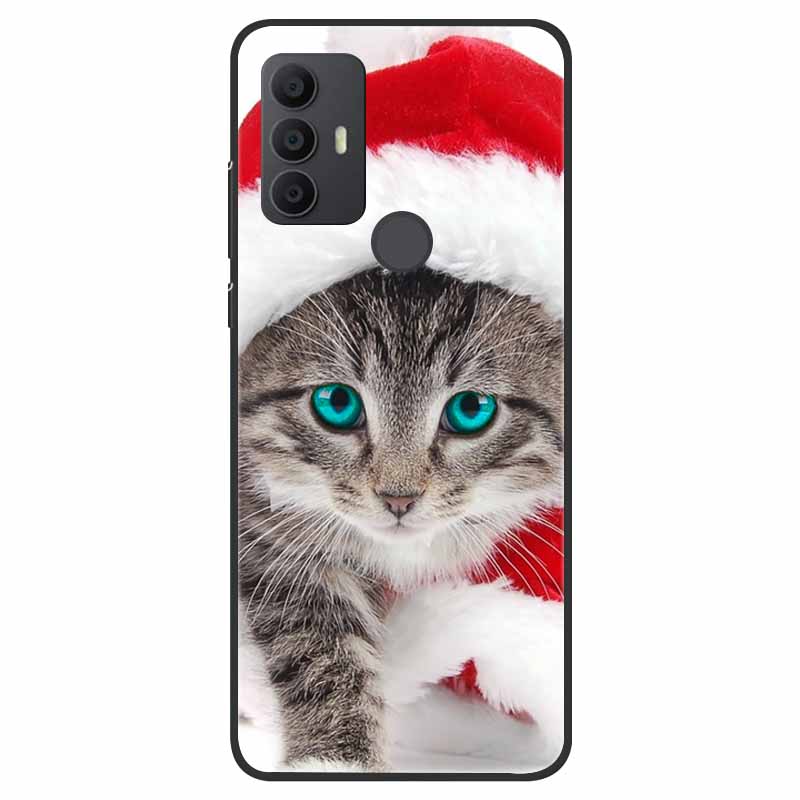 For TCL 30 SE Case Silicone Starry Space TPU Soft Back Cases For TCL 305 Cover Marble Painted for TCL 30SE TCL305 Fashion Bags