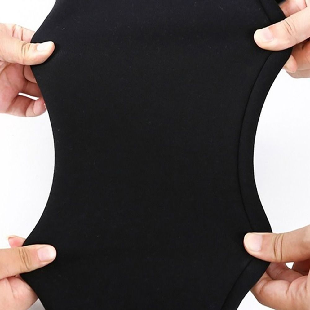 Flexible Thermofleece gefütterte Leggings Flauschig mit Lederpatch Kaschmir Lammfell Hochtailliert Verdicken Leggings Frauen Mädchen