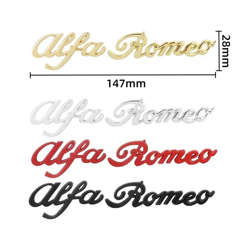 Auto Außenstyling 3D Aufkleber Auto Karosserie Emblem Zubehör Für Alfa Romeo 146 147 155 156 159 Stelvio Giulia Giulietta Mito GT zj6