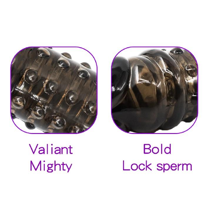 Delayed Ejaculation Penis Sleeve with G-spot Stimulation Function Spike Sleeve for Adults To Increase Passion Sex