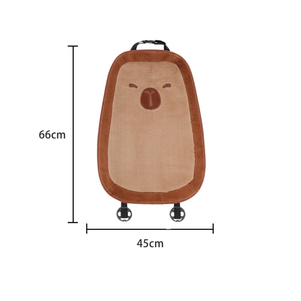 Comfort Capybara Car Headrest Cartoon Plush Seat Cushion Car Seat Decoration  Headrest