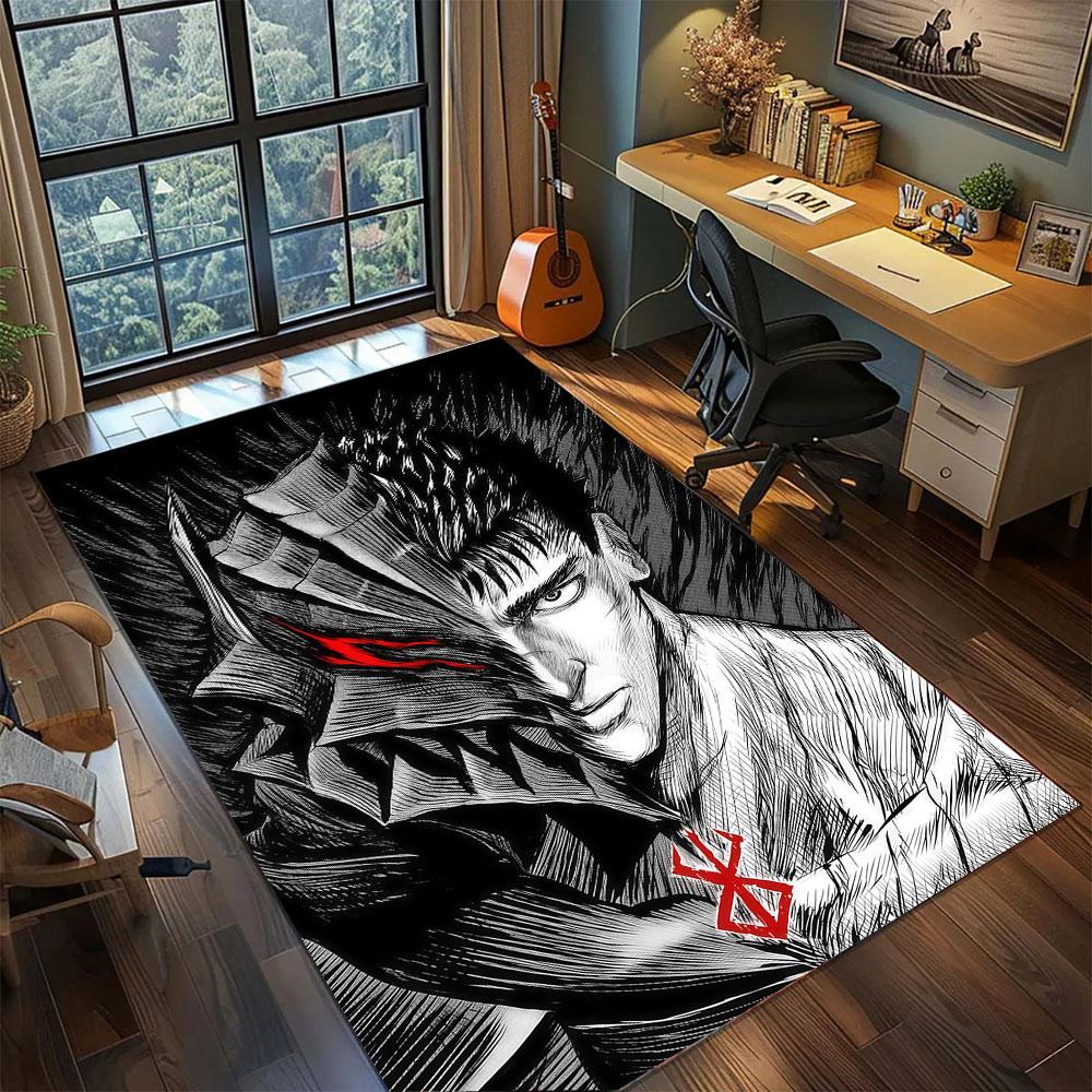beserk Living Room Bedroom Carpet Home Decor Cool Movie Mat Play Floor Mat