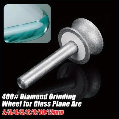 3-12mm Diamond Grinding Wheel Grinding Wheel for Glass Airplane Straight Edge Chamfer 6mm Shank Diamond Grinding Wheel