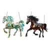 Horses Suncatchers Colorful Glass Panel Suncatchers Decors Birthday Gift Women Stained Glass Window Hanging Decors