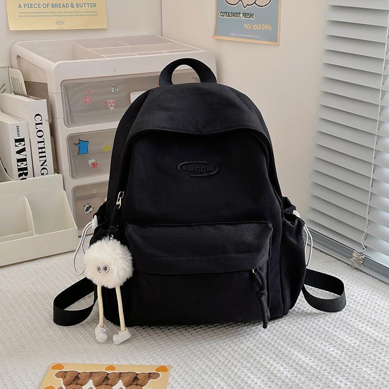 School Bag High Value Mori Solid Color Versatile Small School Bag Korean Version Ins Wind Sweet Soft Girl Traveling Shopping Mini Backpack