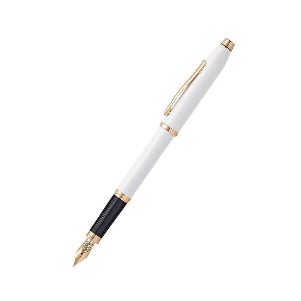 Cross Century II Pearlescent White Rose Gold Pen (Fountain)