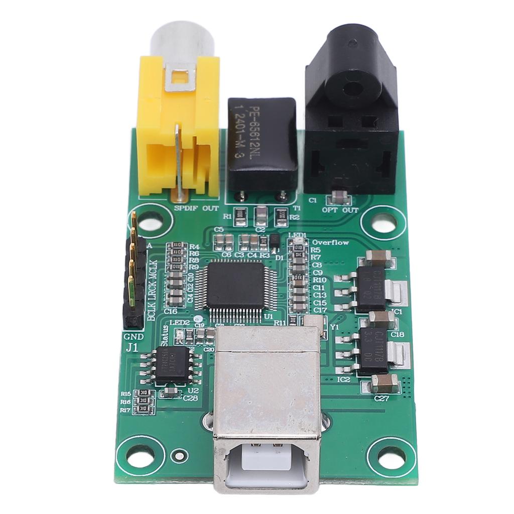 Sound Streaming Controller Module 24 Bit 192K Universal Serial Bus to SPDIF Optical I2S USB Sound St