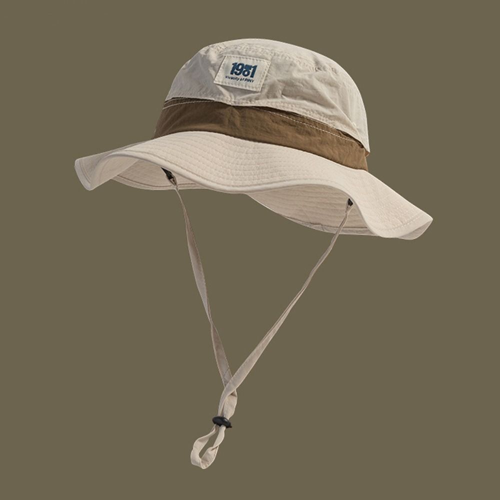 

Quick-dry Fisherman hat Sun Protection Mountaineering Caps Fashion Bucket Hat Camping Hiking бежевий