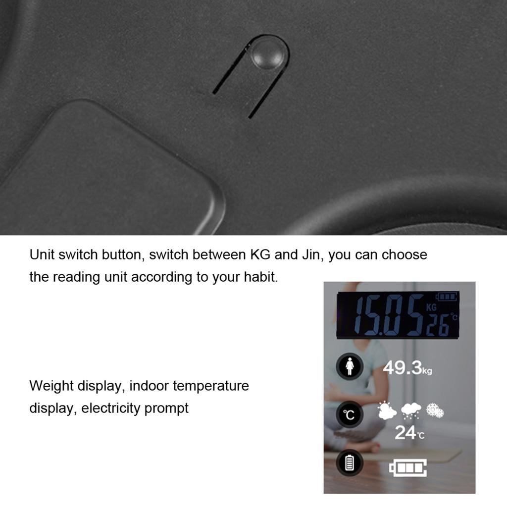 Household Smart Electronic LED Digital Body Fat Scale Accurate Measure Weight