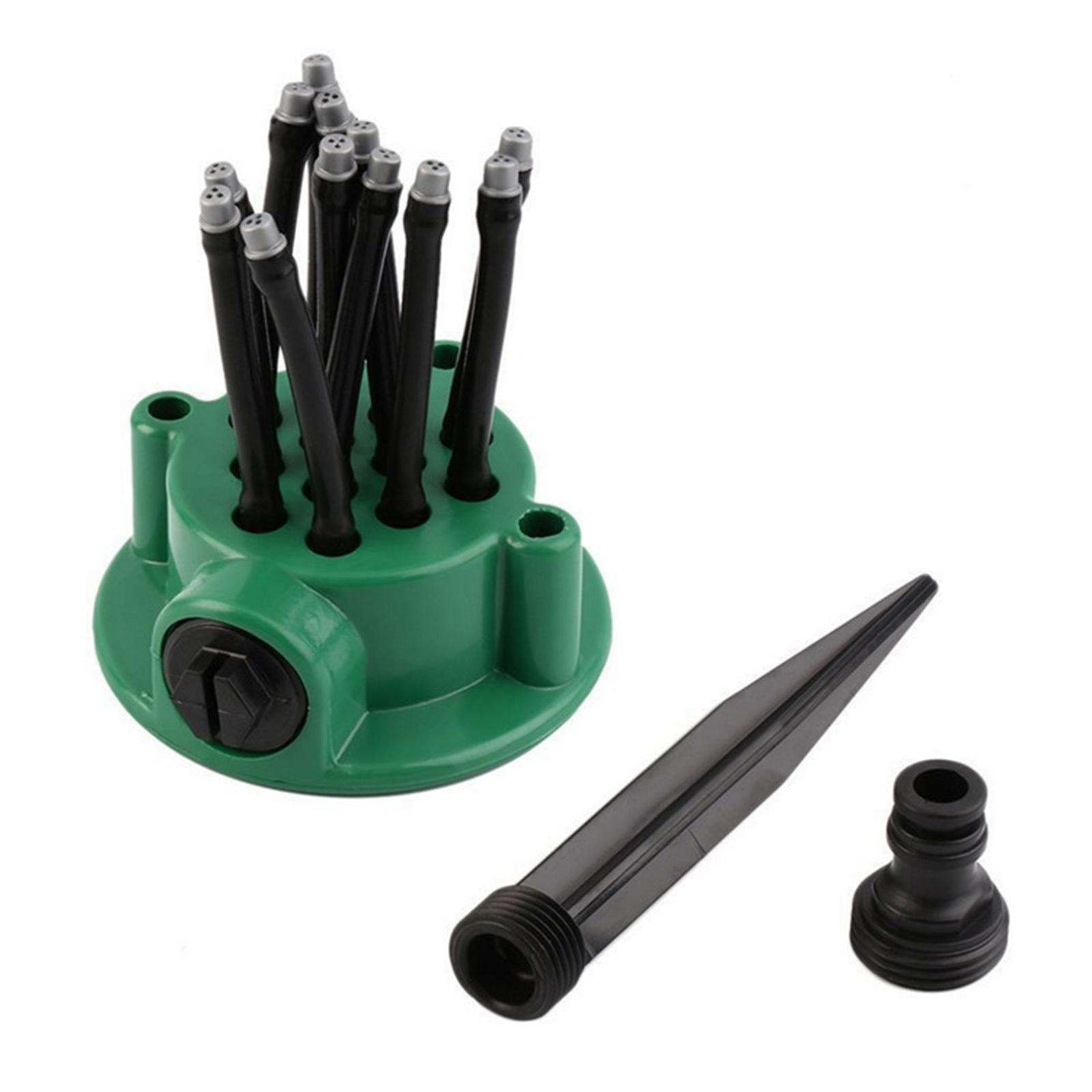 360 Coverage Precision Garden Irrigation Sprinkler Automatic Rotating Lawn Sprinkler for Yard Large