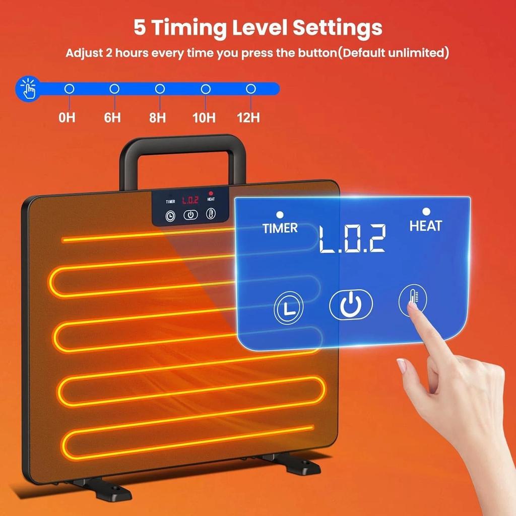 1 Stück Hühnerstall Heizung Thermostat Hühner Heizpaneel Einstellbare Temperatur Winter Bauernhof Universelle Heizung Für Viele Tiere