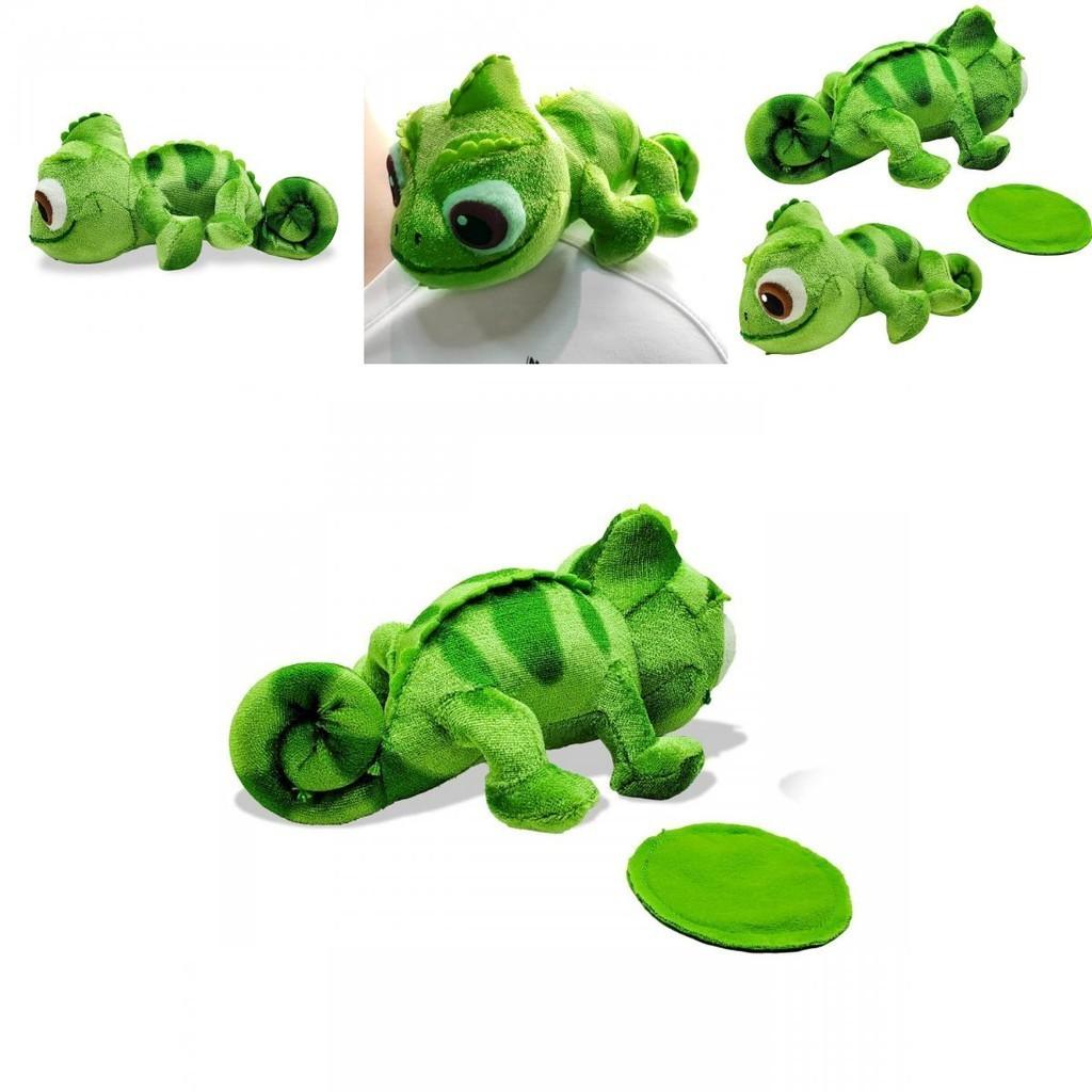 Cute Frog Plush Toy With Long Hair And Color-changing Features 16cm Size