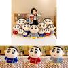 Entzückendes Cartoon-Plüschtier Crayon Shinchan Puppe Weiches Hoodie-Kissen Geschenk für alle Altersgruppen