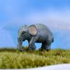 Mini Simulation Elephant Ornament DIY Micro Landscape Accessory Home Decor Ornament 5PC
