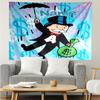 Custom Name Monopoly Print Tapestry, Backdrop, Easy Setup, Ideal for Bedroom, Office & Living Room, with Aesthetic Wall Hanging Decor.