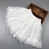 Girls' Lace Trim Short Skirt - Mesh Puffy Skirt for Toddlers & Kids