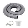 Flexible 70cm/100cm Length PVC Drain Hose Extended Length Drainage Tube for Bathroom Sink & Kitchen Basin Installation