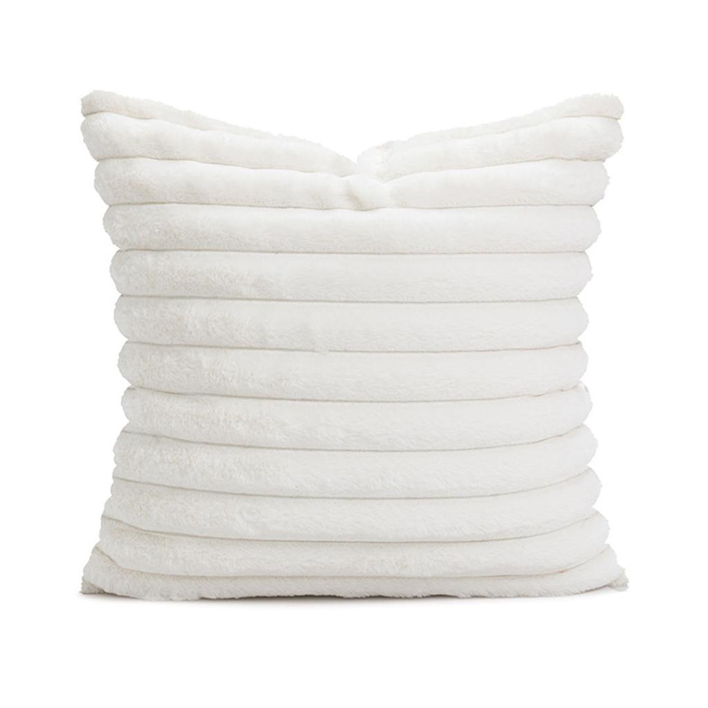 Kissenbezug Kaninchen Samt 3,5cm Gestreift Büro und Zuhause Sofa Kissen Ohne Kern Schlafzimmer Nachttisch Kissenbezug