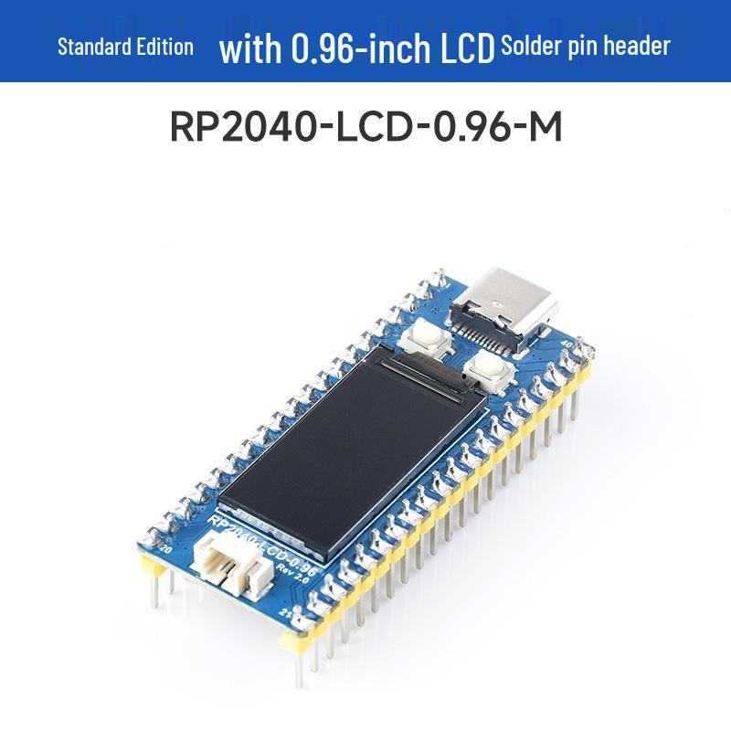 Weixue RP2040 Dev Board with 0.96" LCD & Pin Headers, Raspberry Pi Pico Compatible