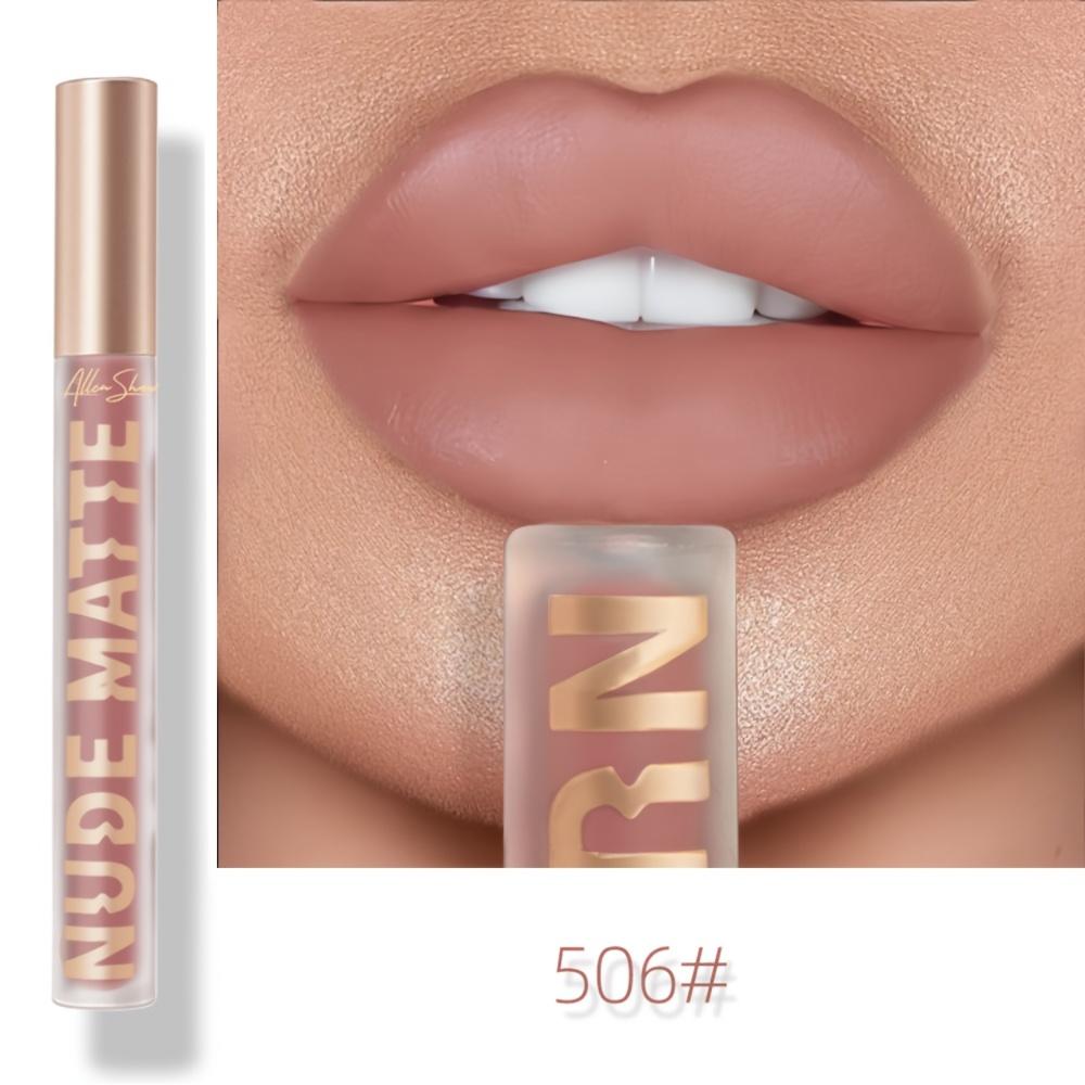 Matte Liquid Lipstick - Long-lasting, non-stick, moisturizing, nude, pink and brown tones