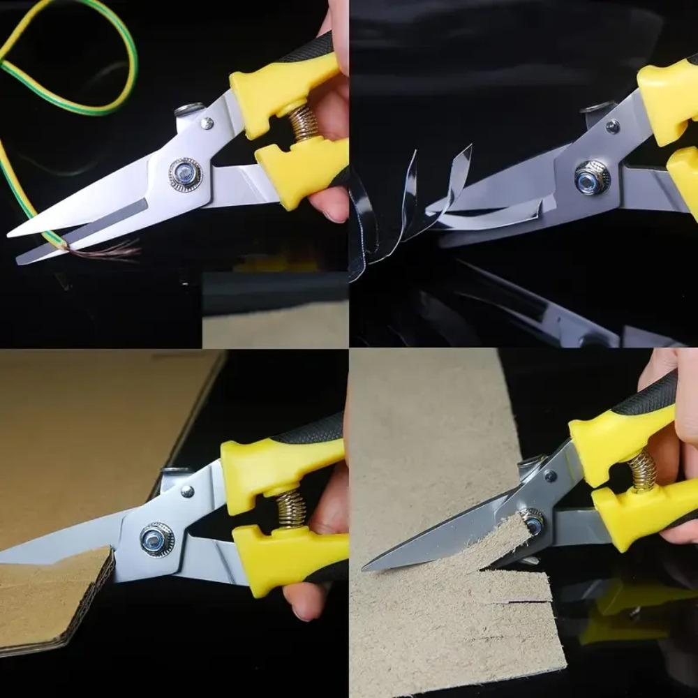 Professionelle Gartenschere aus Stahl, Mehrzweck-Metallschneiderwerkzeug für Heimwerker, Basteln & Hausreparaturen, Ideale Geschenkidee