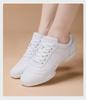 Kinder Wettkampf Aerobic Cheerleading Schuhe - Weiche, Rutschfeste Weiße Schuhe für Training und Wettkämpfe