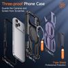 Military-Grade Drop-Proof Phone Case with Stand for Apple 17 Pro Max and 16 Pro Max