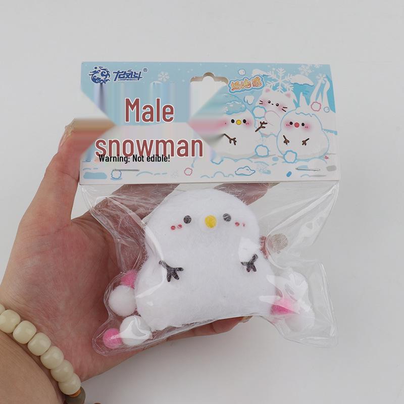 

Креативный Снеговик Слайм Игрушка-мялка - Медленное восстановление, Подарок для снятия стресса для детей