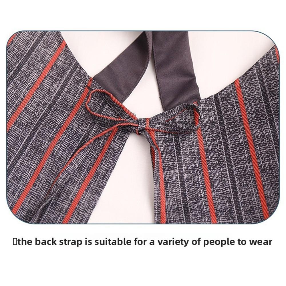 New Waterproof Apron Stain-Resistant Oil-Proof Kitchen Smock Sleeveless Simple Hotel Restaurant Chef Barbecue Apron