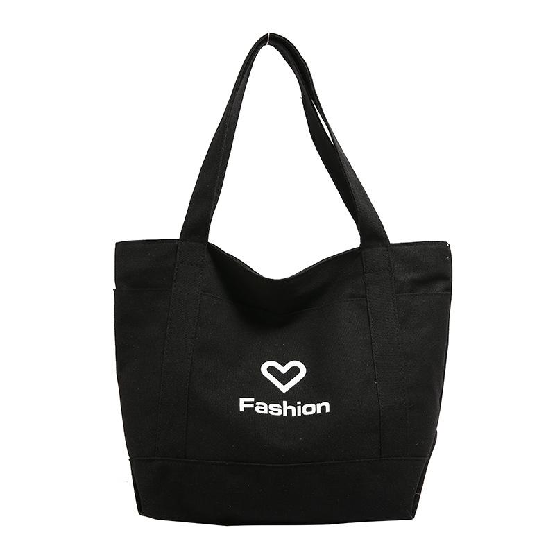 

Большая вместительная модная универсальная простая сумка через плечо 2024 года, новая весенне-летняя фактурная холщовая женская сумка-ведро чёрный