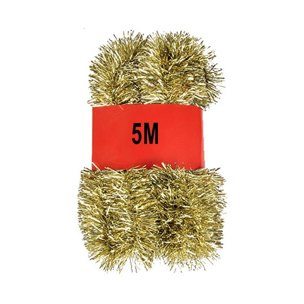 Stylish Christmas Bar Tops Ribbon Tinsel Garland 5M Length Delightful Decor