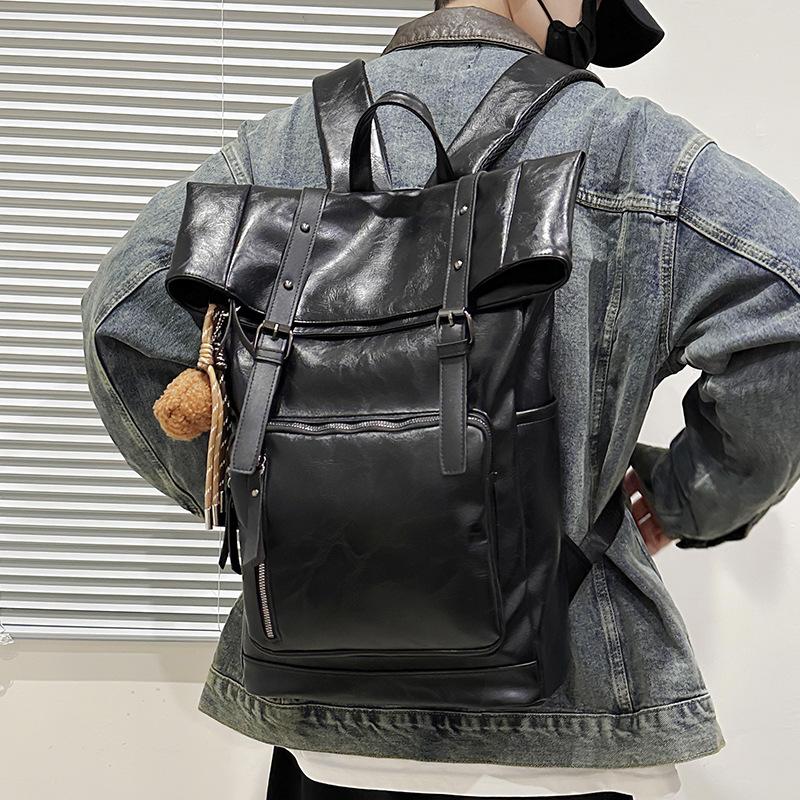 Schoolbag1011 new casual travel bag college bag men's fashion cool backpack large capacity fashion backpack
