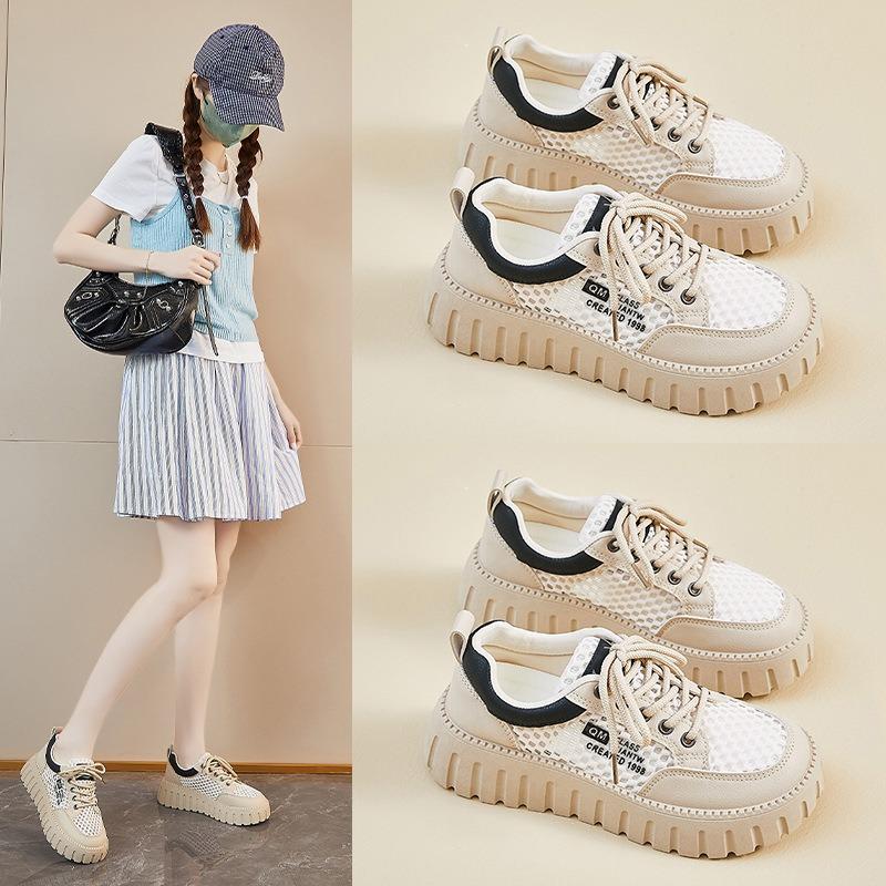 New Breathable Height-increasing Board Shoes for Students, Casual Shoes