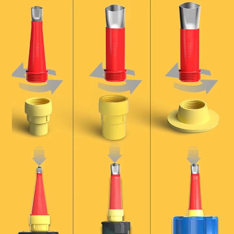 22Pcs Stainless Steel Caulking Nozzle Tool Set Sealant Finishing Tools For Kitchen Bathroom Sink Joint Sealing