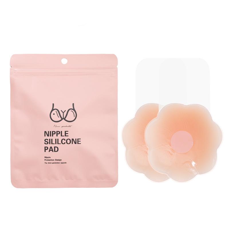 Anti-Sagging Invisible Silicone Nipple Covers for Large Breasts, Prevents Show-Through, for Wedding Dresses, Strapless, Thin, Anti-Protrusion.