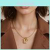 Collier ras-du-cou géométrique en acier inoxydable pour femmes Été 2025 Bijoux de style personnel