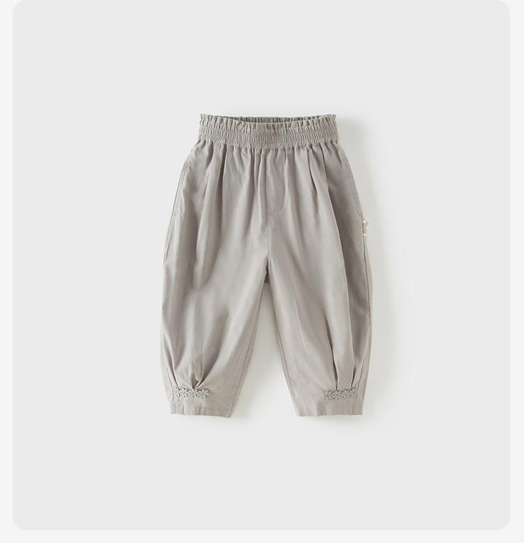 David Bella girls' carrot pants autumn clothes baby pants children's trendy casual pants