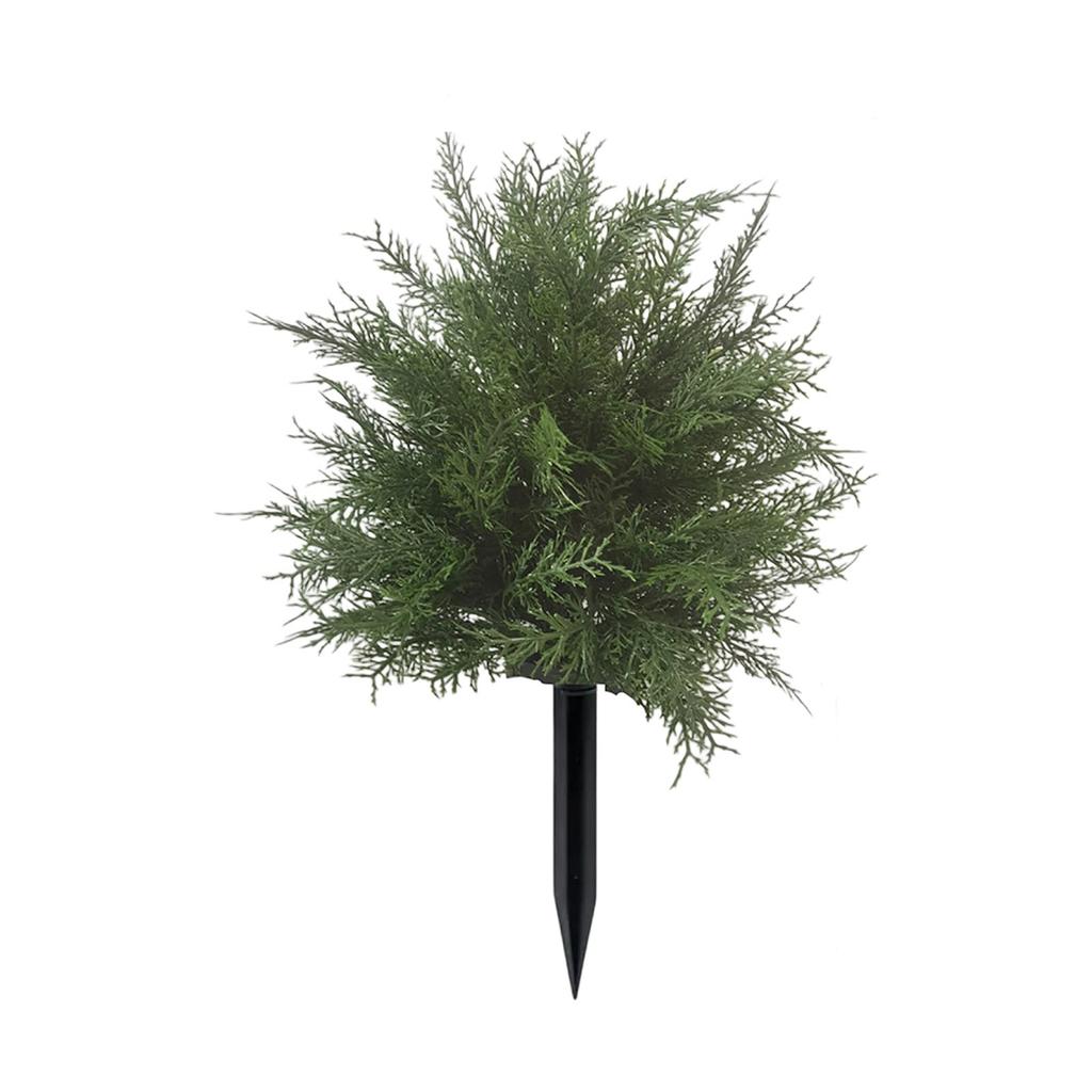 3FT Real Cedar Topiary Trees For Front Porch Decor, Artificial Shrubs Faux Plants