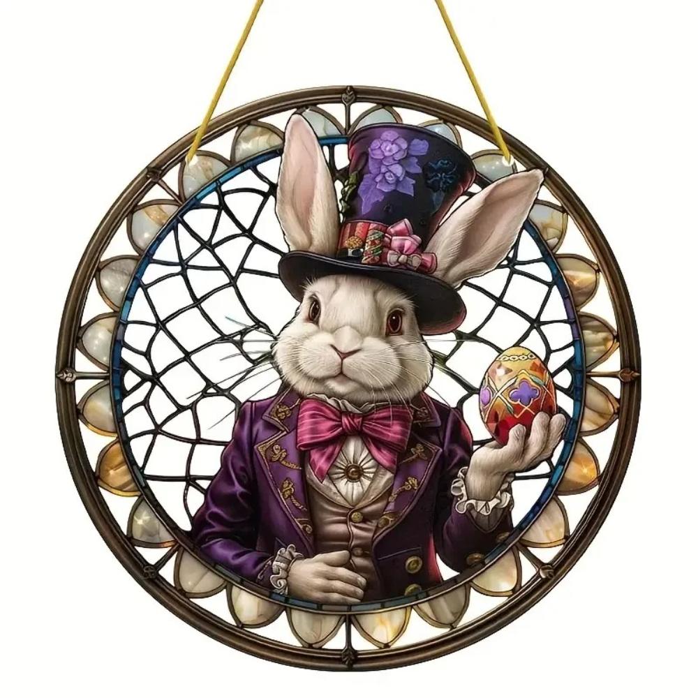 Prinzător de Paște, Decorațiune Rotundă Acrilică Suspendată, Decor Inovator pentru Casă, Perfect Durabil pentru Dormitor, Magazin, Birou, Bucătărie