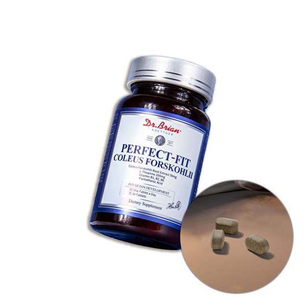 Dr. B Coleus ForskOAlii L-Theanine Vitamin B Pantothenic Acid 30 Tablets