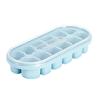 12 Grids Ice Cube Trays Silicone Ice Cube Mold with Removable Lid DIY Homemade Popsicle Mold for Cocktail Freezer Kitchen Gadget