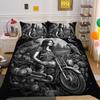 Duvet Cover Set Beauty Skull Printed Full Size Microfiber Bedspreads High Quality Luxury Bedding Cover